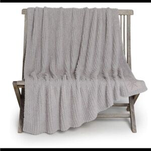 Barefoot Dreams CozyChic25th Anniversary Ribbed Throw Blanket,